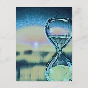 Carte Postale Modern Colorful Hourglass Passage Of Time