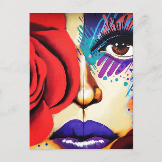 Carte Postale Modern NYC Street Art (Devant)