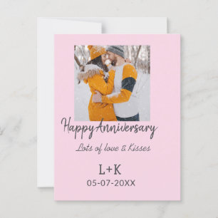 Carte Postale Moderne boho joyeux anniversaire ajouter nom date 