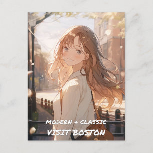 Carte Postale Moderne et classique : Visite de Boston