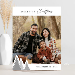 Carte Postale Moderne Extérieur, Photo de Famille de Noël la Plu