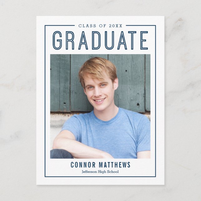 Carte postale Moderne Grad Editable Color Graduati (Devant)