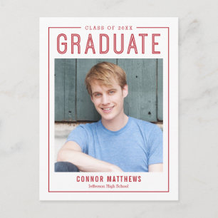Carte postale Moderne Grad Editable Color Graduati