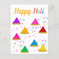 Moderne Happy Holi Festival Hindu Couleurs Design