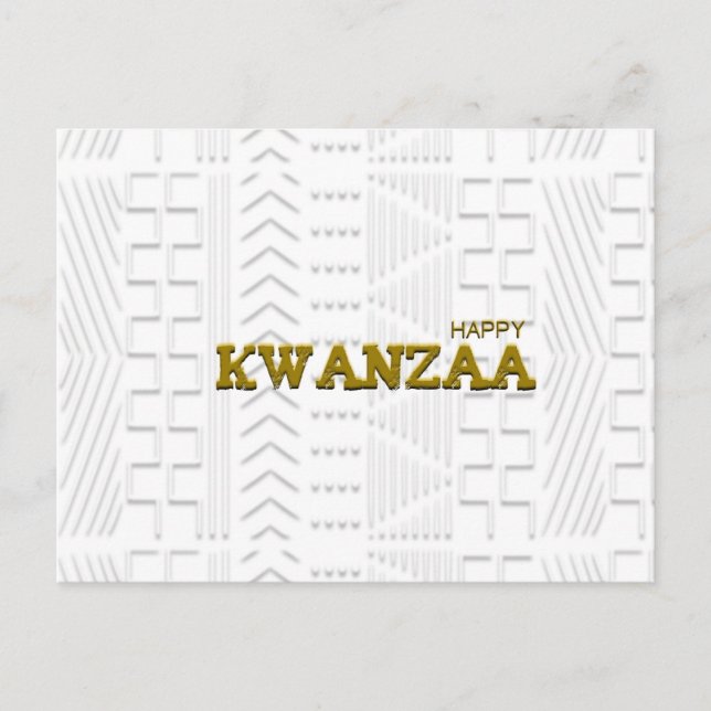 Carte Postale Moderne Happy Kwanzaa (Devant)