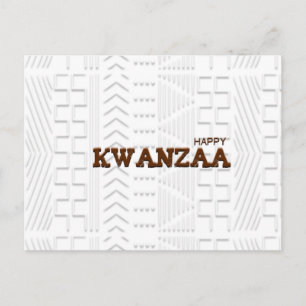 Carte Postale Moderne Happy Kwanzaa