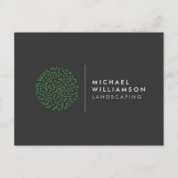 Moderne jardinier Paysage Arbuste Logo Gris foncé