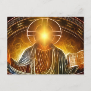 carte postale moderne jésus
