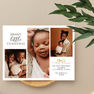 Carte Postale Moderne Joyeux petit Noël 3 photos