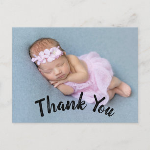 Carte postale moderne Merci bébé Faire-part de nai