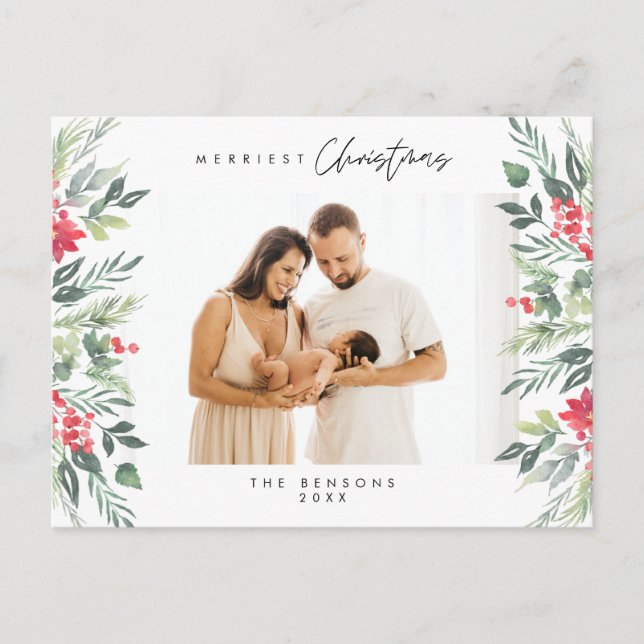 Carte Postale Moderne minimaliste, le plus joli Noël (Devant)