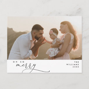 Carte Postale Moderne, Noël, Photo de famille, Oh So Merry