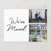 Moderne Nous avons déplacé Changement d'adresse Ph