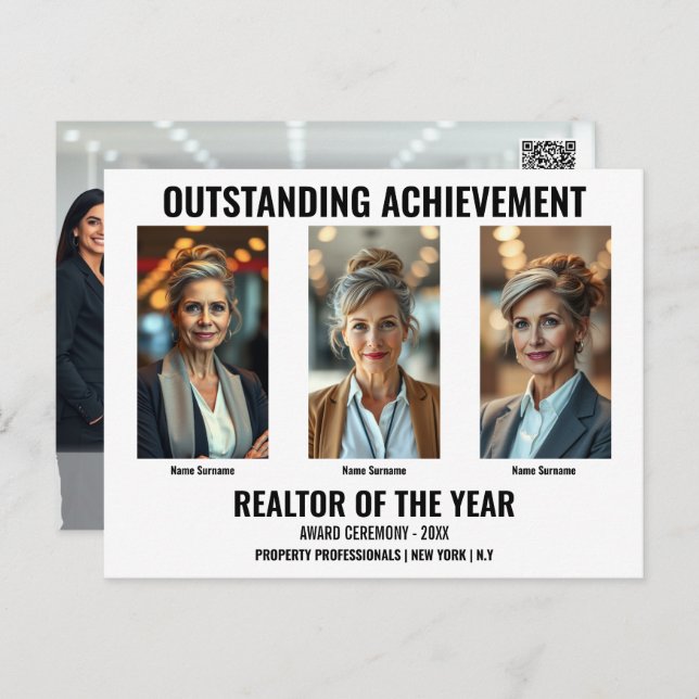 Carte postale moderne Paysage Photo Modèle modifia (Devant / Derrière)