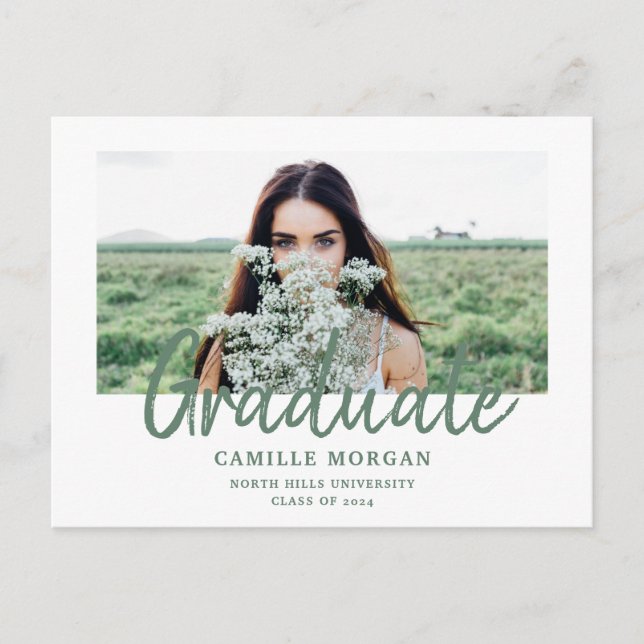 Carte postale moderne Photo Faire-part 2024 (Devant)