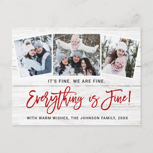 Carte Postale Moderne Tout est fin Noël 3 Photo (Devant)