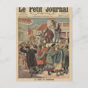Carte Postale Modernisation de la Chine