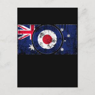 Carte Postale Modes de cible MOD Australie Roundel Scooter cible