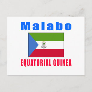 Carte Postale Modes de majuscules de la Guinée équatoriale de Ma