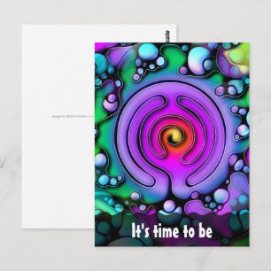 Carte Postale Modes de vie - Art Neurographique Motif 2
