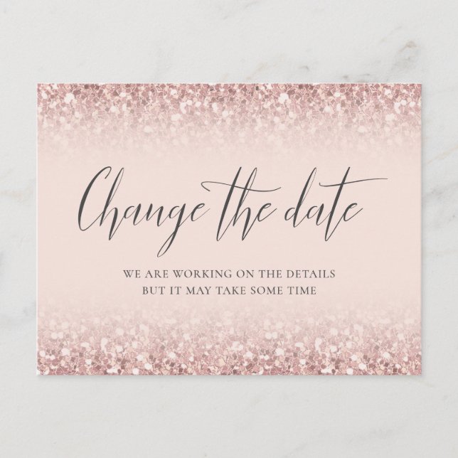 Carte Postale Modifier Le Bat mitzvah De Parties scintillant Ros (Devant)