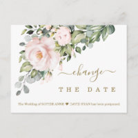 Modifier Le Mariage Date Pink Blush Flowers