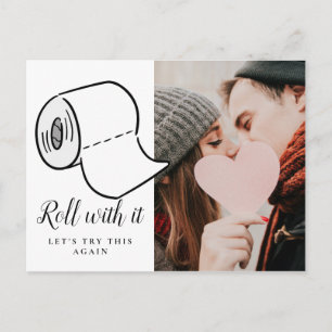 Carte Postale Modifier l'événement Date de report de la photo an