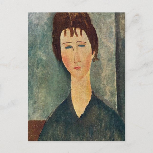 Carte Postale Modigliani Amedeo Portrait (Devant)