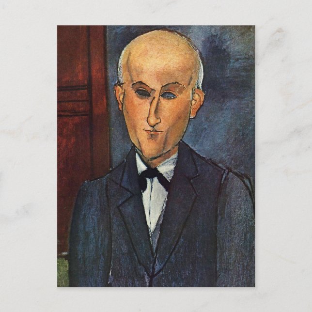 Carte Postale Modigliani Amedeo Portrait (Devant)