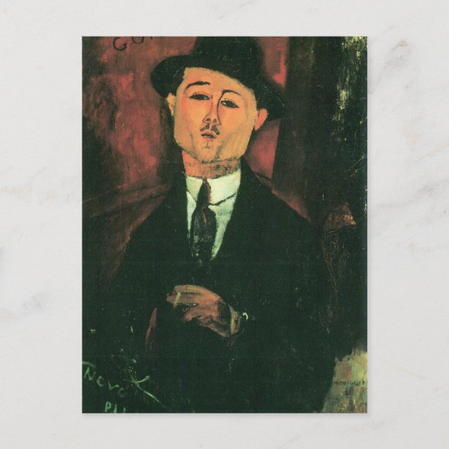 Carte Postale Modigliani Amedeo Portrait (Devant)