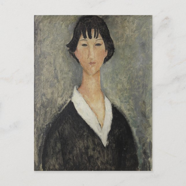 Carte Postale Modigliani Amedeo Portrait (Devant)