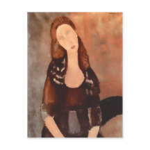 Modigliani Portrait de Jeanne Hebuterne