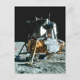 Carte Postale Module lunaire sur la Lune