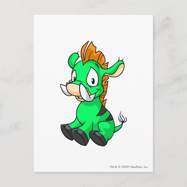 Carte Postale Moehog Green (Devant)