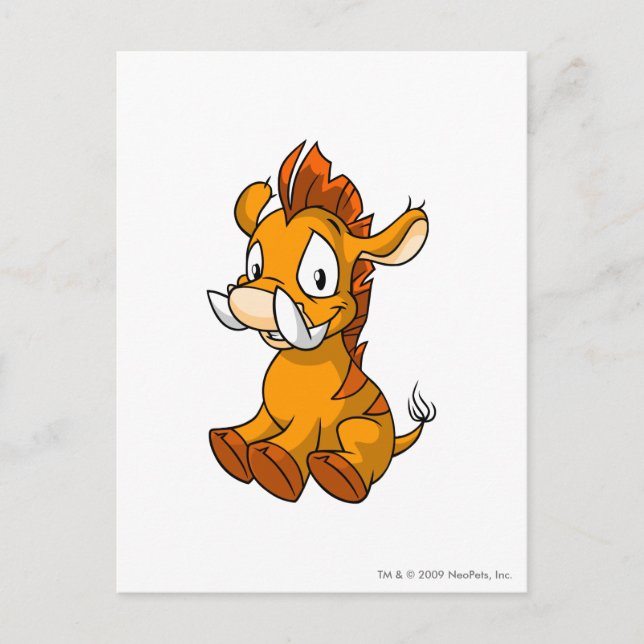 Carte Postale Moehog Orange (Devant)