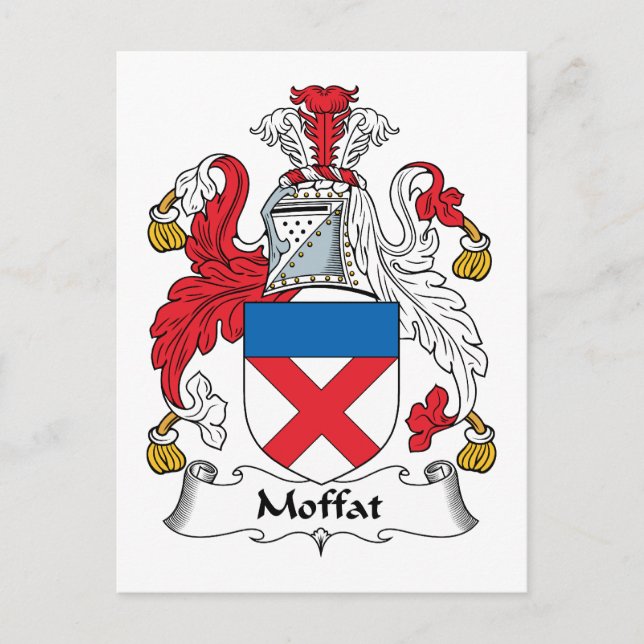 Carte Postale Moffat Family Crest (Devant)