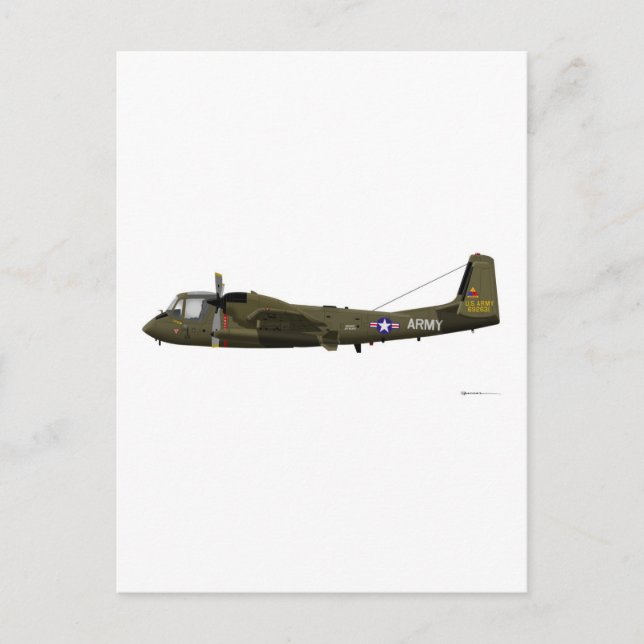 Carte Postale Mohawk Grumman OV-1 (Devant)