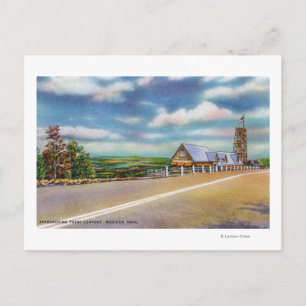 Carte Postale Mohican Trail approchant Point de Recherche Scène