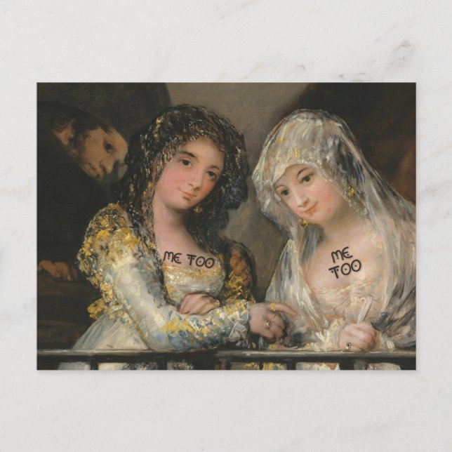 Carte Postale Moi aussi tatouages #MeToo (Devant)