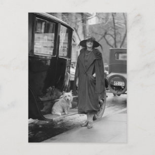 Carte Postale Moi et mon Westie, années 1920