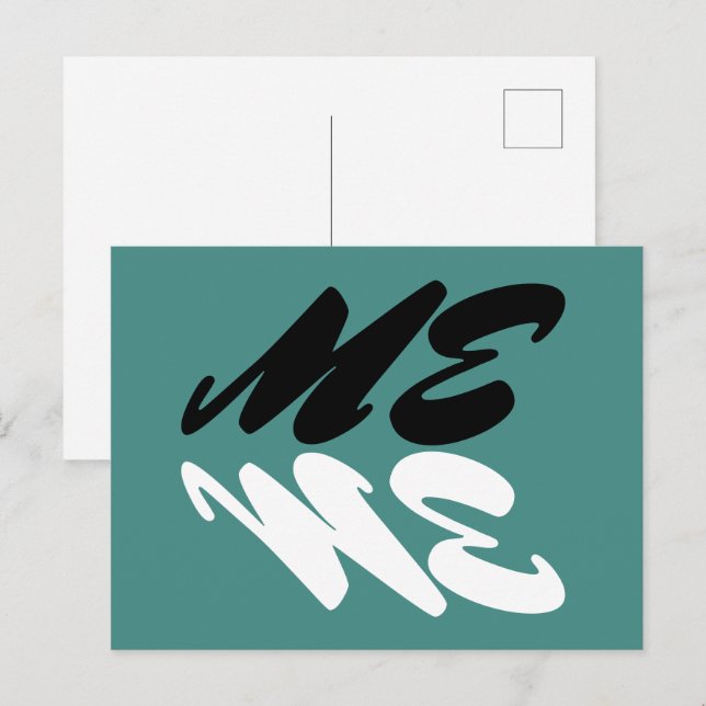 Carte Postale Moi Nous (Devant / Derrière)