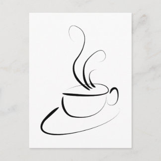 Carte Postale Moi Veut Café