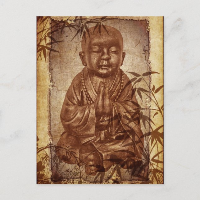 Carte Postale Moine bouddhiste (Devant)