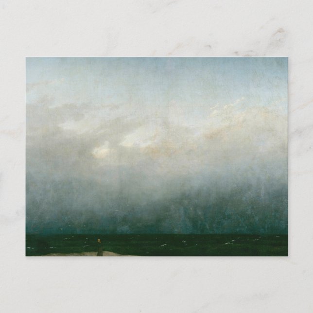Carte Postale Moine En Bord De Mer Par Caspar David Friedrich (Devant)