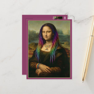 Carte Postale Mois de la fierté Mona Lisa