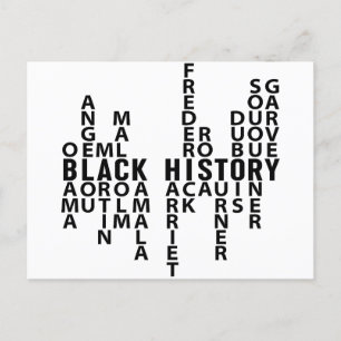 Carte Postale Mois de l'histoire des Noirs