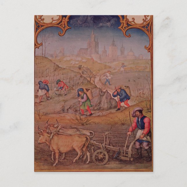 Carte Postale Mois de mars (Devant)