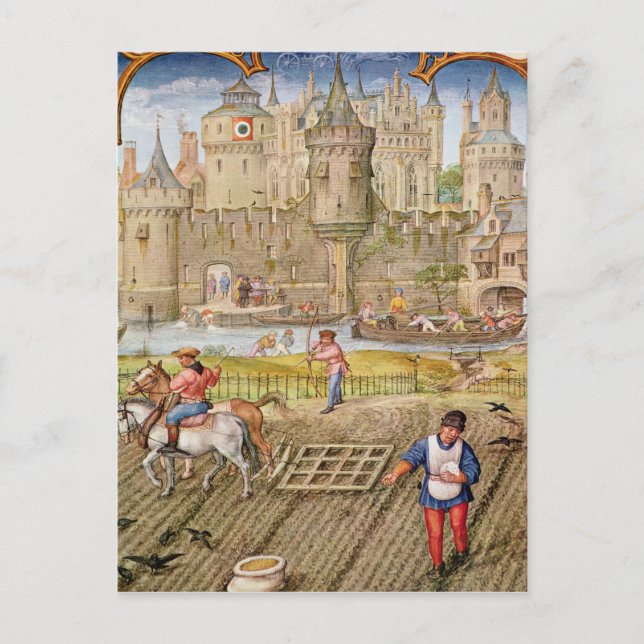 Carte Postale Mois d'octobre (Devant)