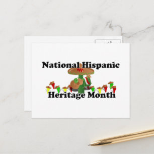 Carte Postale Mois du patrimoine hispanique national - Guitare