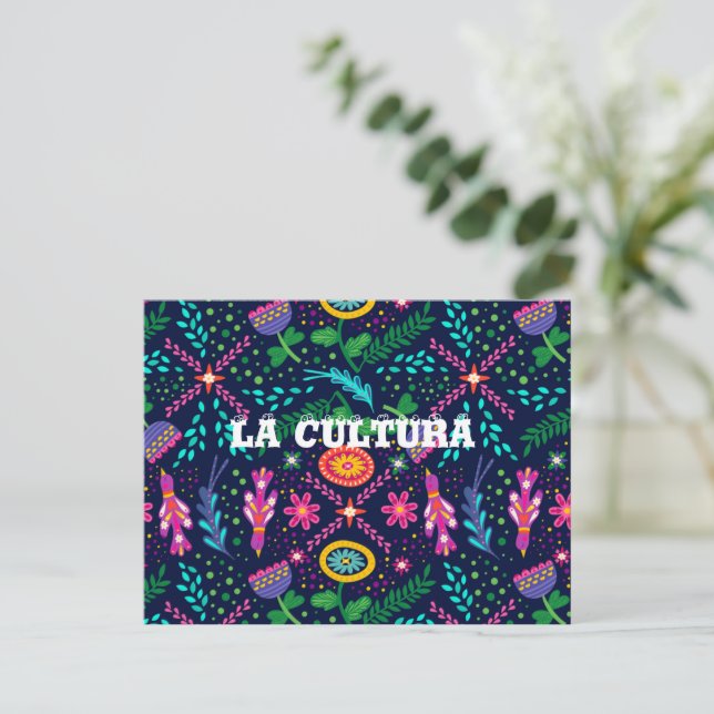Carte postale Mois Hispanique de La Cultura (Debout devant)